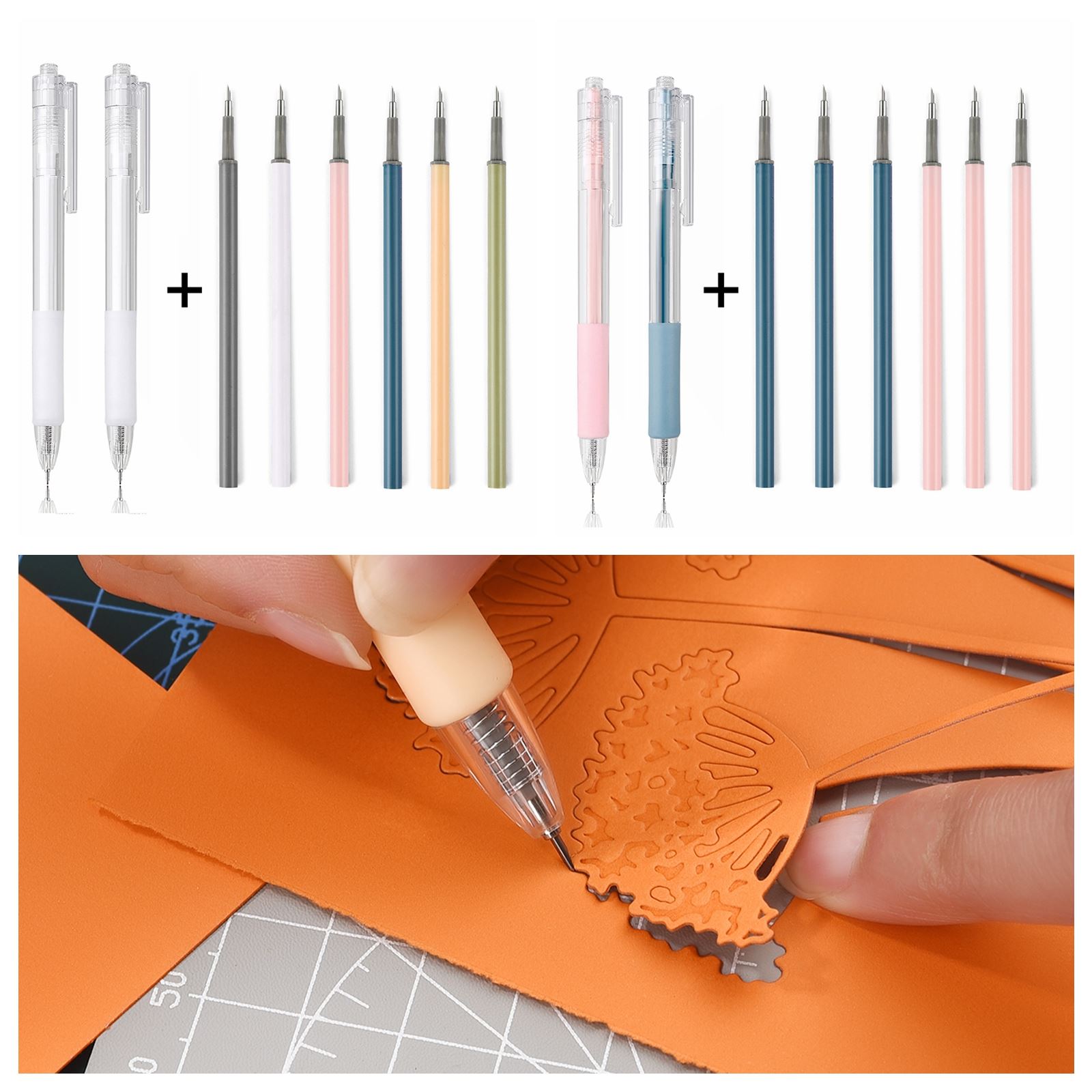 Craft Knife Set - 1/8pcs Art Utility Knife Pen Knife