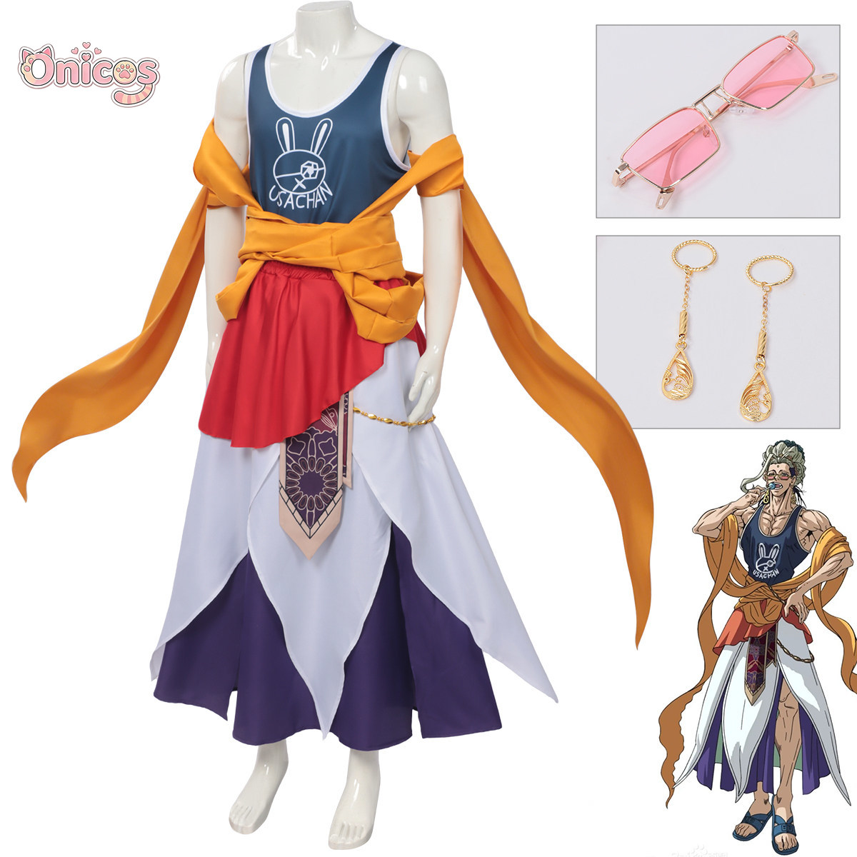 Record of Ragnarok Buddha Cosp - Anime Cosplay Prop ulasan dan harga