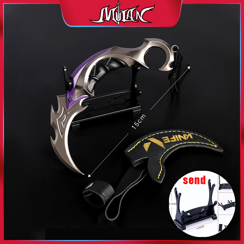 6inch Valorant EP5 Karambit Me - Craft Knife Set ulasan dan harga