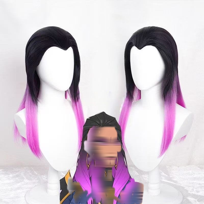 Reyna Anime Cosplay Wig Black  - Wig Fiber Net ulasan dan harga