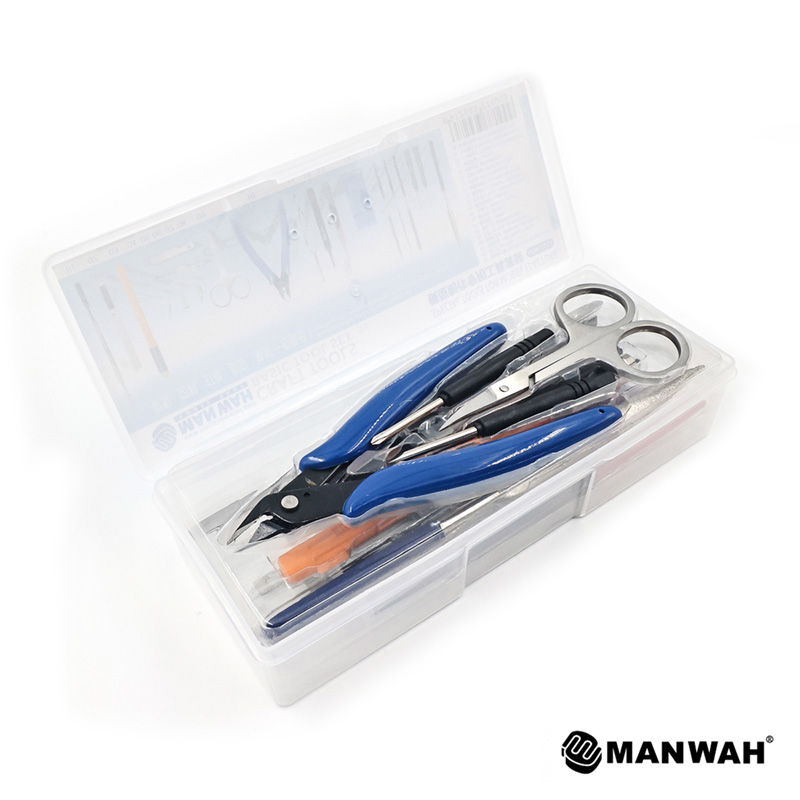 MANWAH Model assembly tool 20p - Craft Knife Set ulasan dan harga