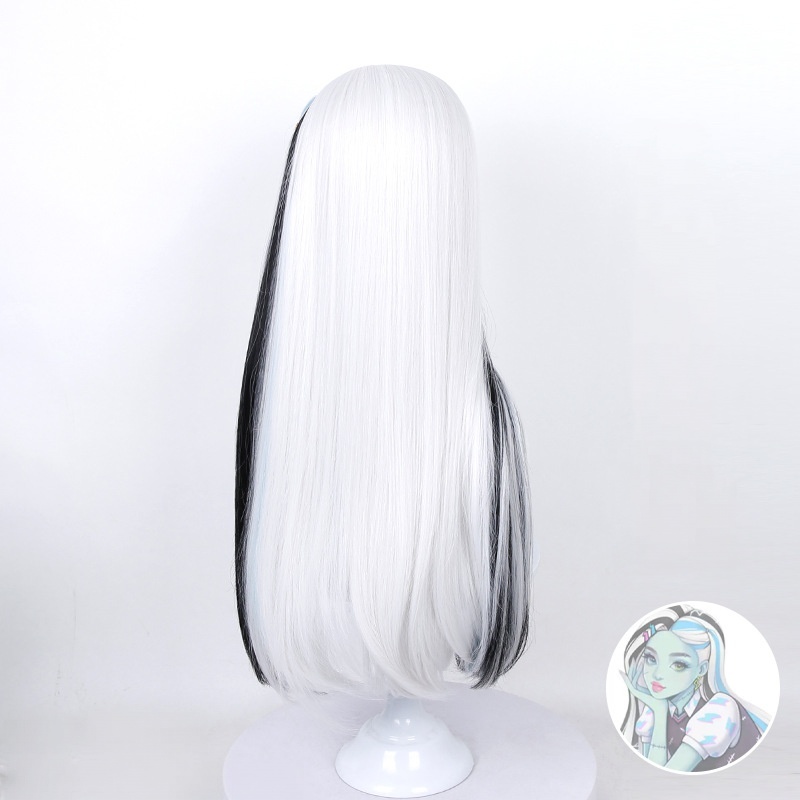 Anime Frankie Stein Cosplay Wi - Wig Fiber Net ulasan dan harga