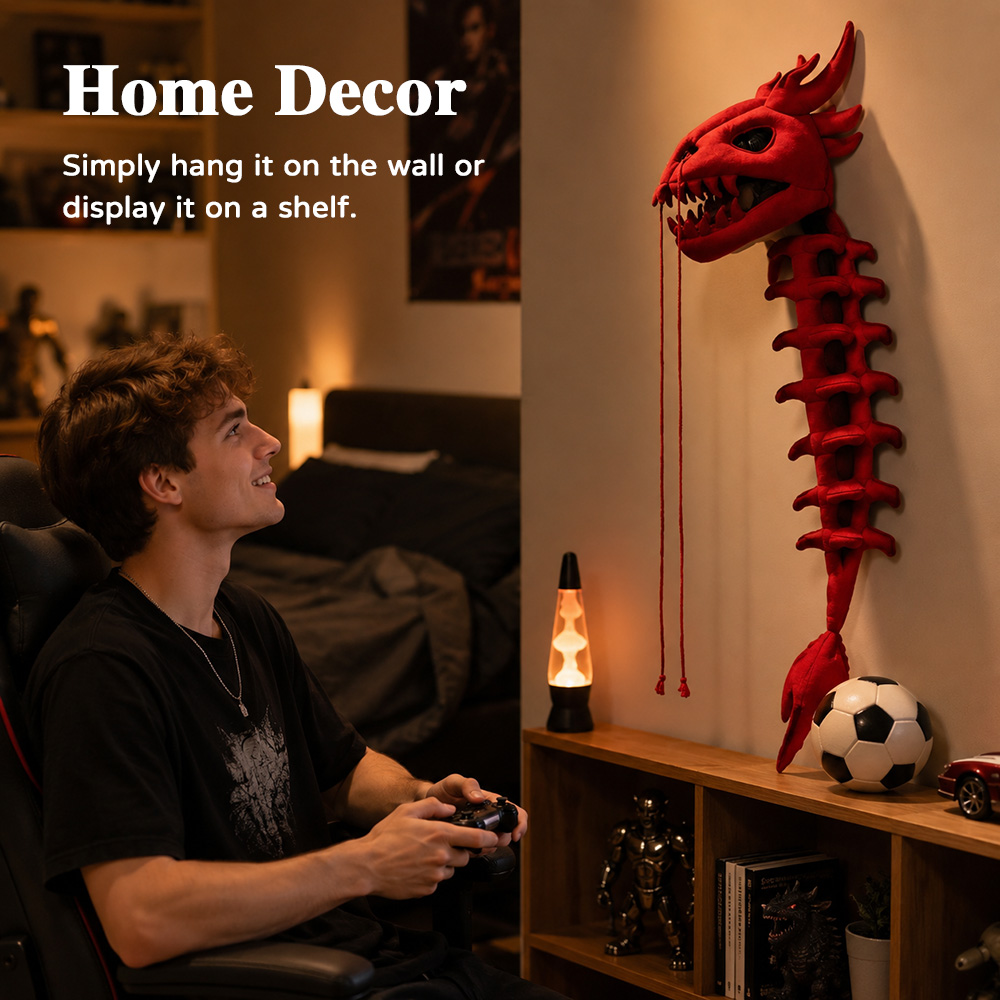 Dinosaur Skeleton Plush Headge - Cosplay Prop Designer ulasan dan harga