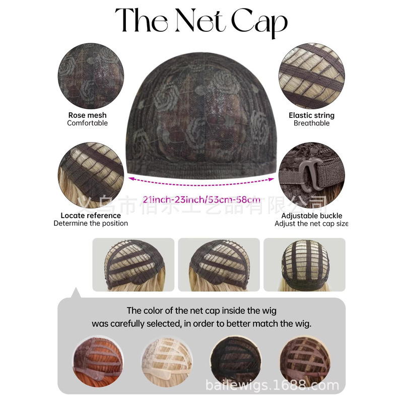 Best-selling natural brown wig - Wig Fiber Net ulasan dan harga