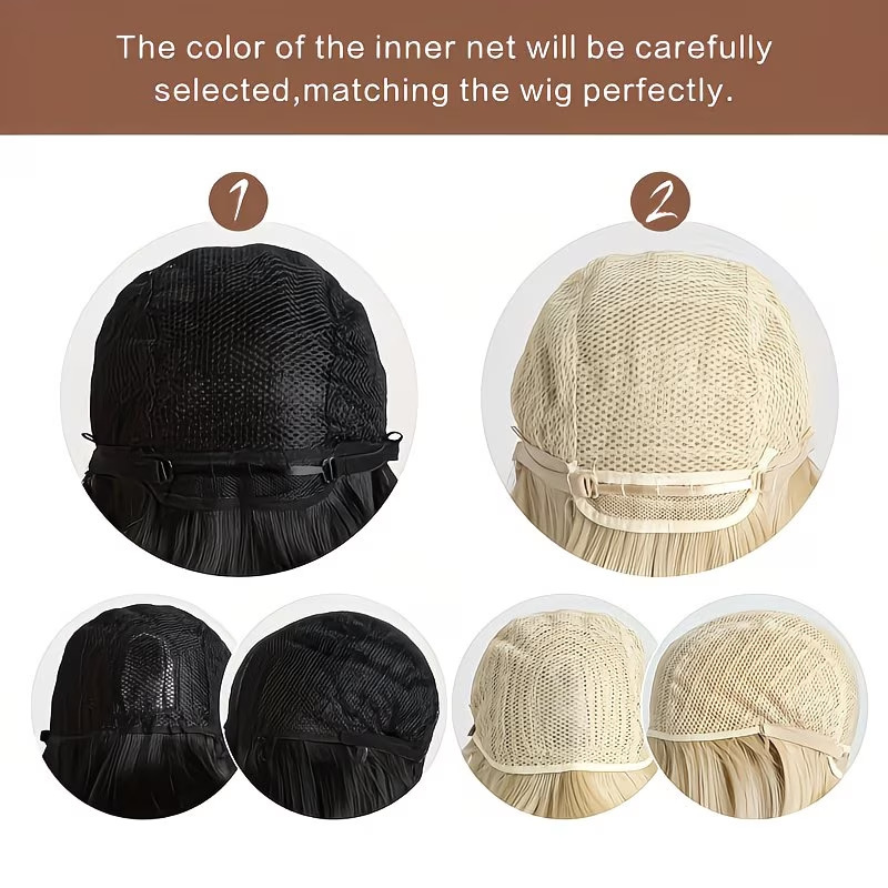 Airy bangs short bob wig, ligh - Wig Fiber Net ulasan dan harga