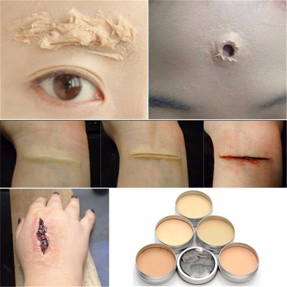 30g Face Body Fake Scar Wax Ha - Cosplay Prop Paint ulasan dan harga