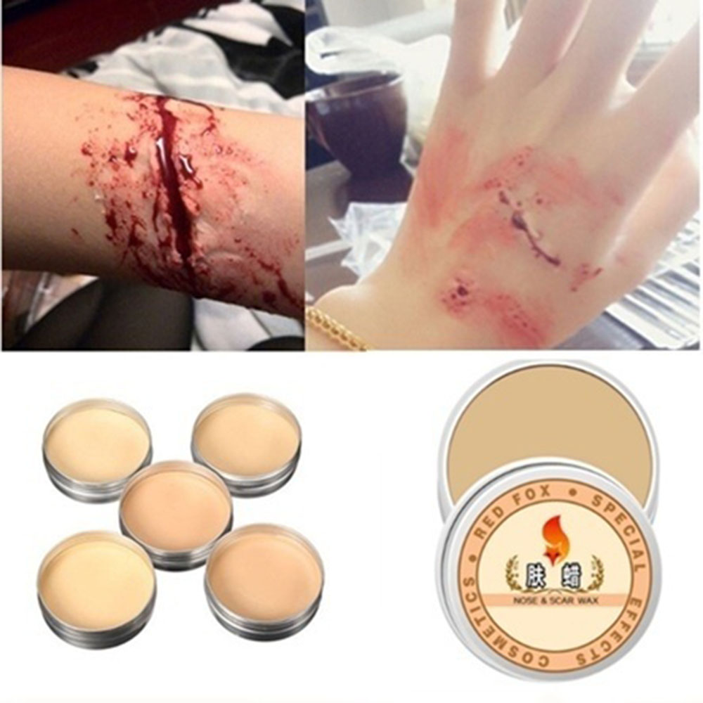 30g Face Body Fake Scar Wax Ha - Cosplay Prop Paint ulasan dan harga