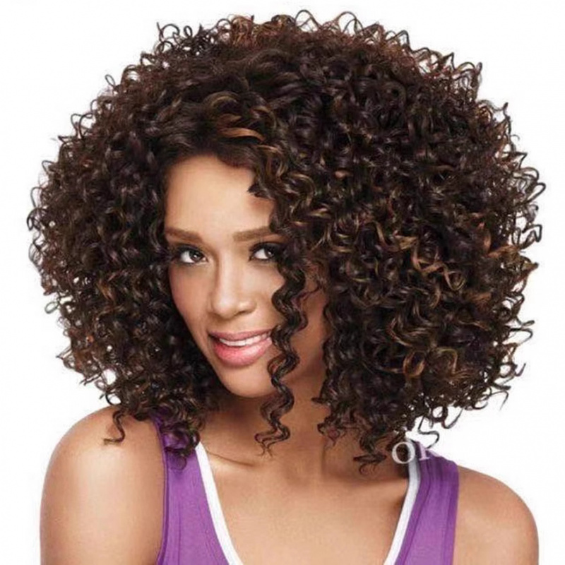 , European and American short  - Wig Fiber Net ulasan dan harga