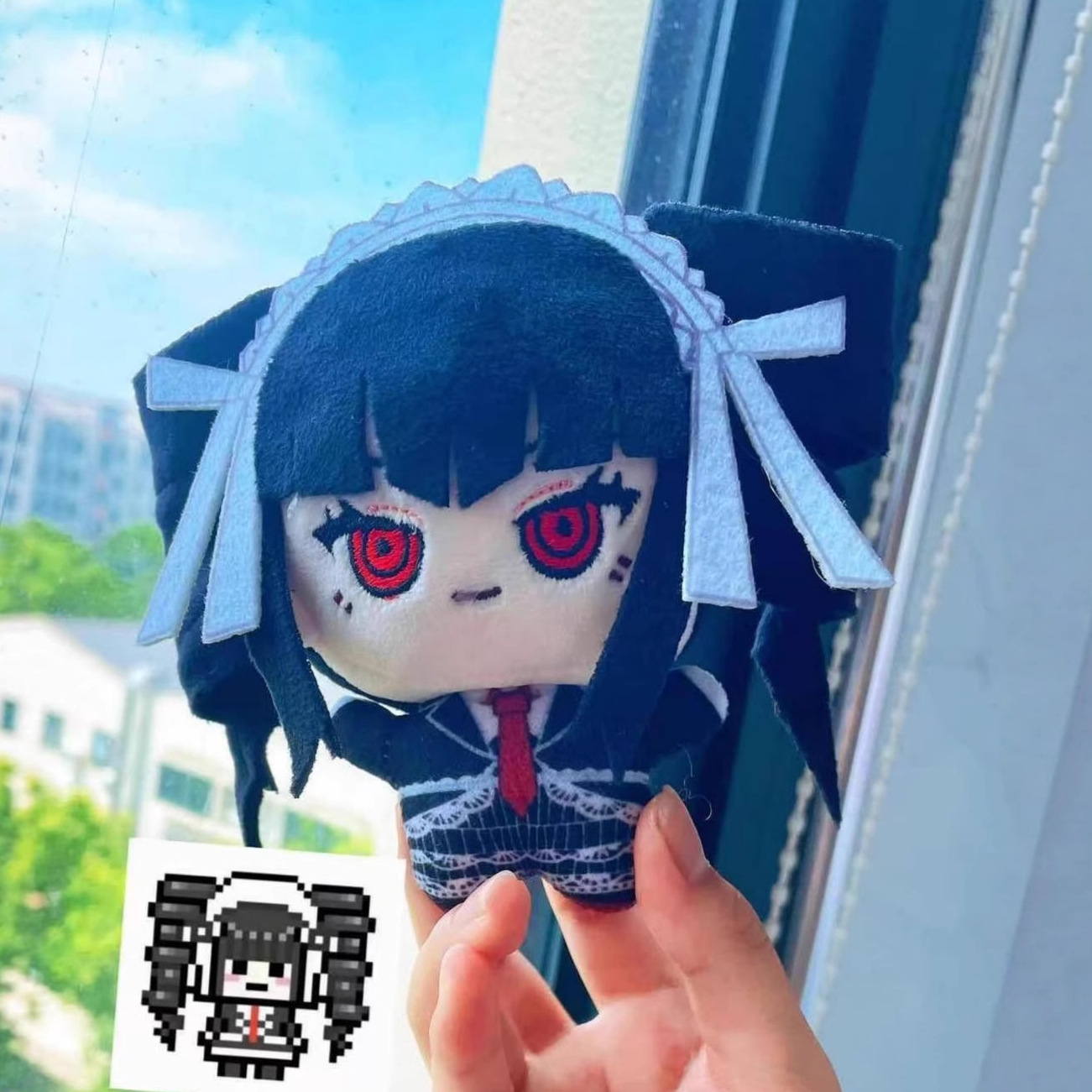 10cm Celestia Ludenberg Plushi - Cosplay Plushie Prop ulasan dan harga