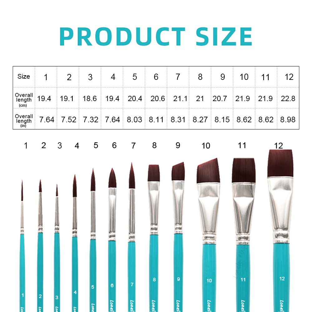 Face Paint Brushes, 12/24PCS A - Cosplay Prop Paint ulasan dan harga