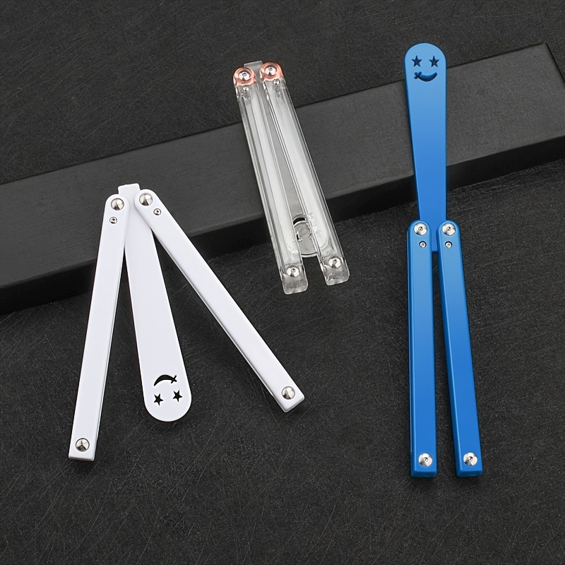 1pc Butterfly Handshake Knife  - Cosplay Prop Paint ulasan dan harga