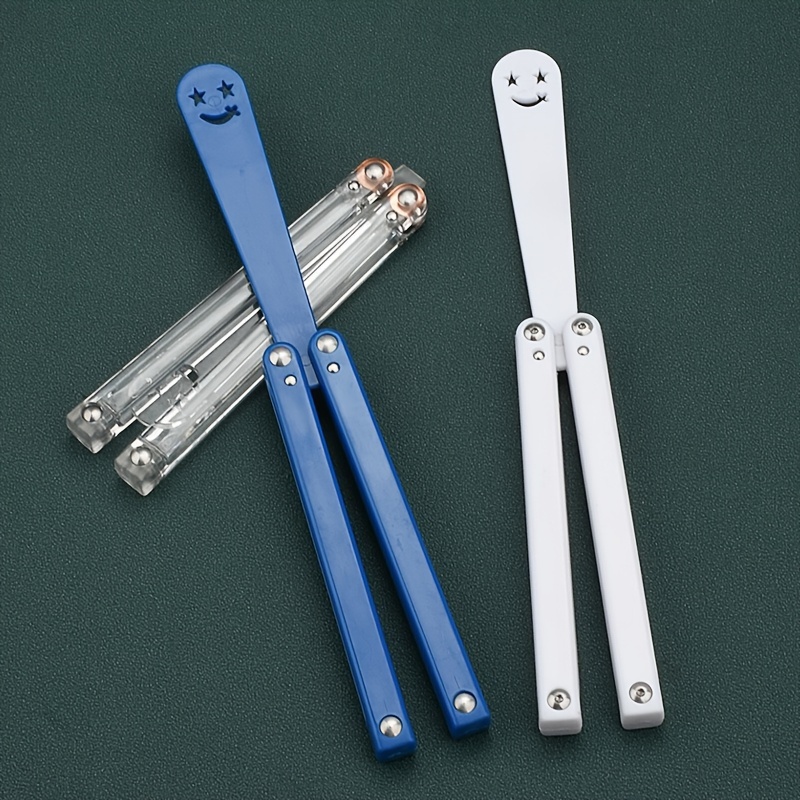 1pc Butterfly Handshake Knife  - Cosplay Prop Paint ulasan dan harga