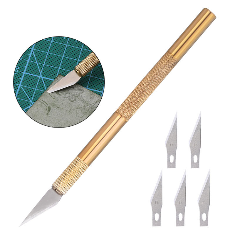 1 Set Carving Metal Scalpel Kn - Craft Knife Set ulasan dan harga