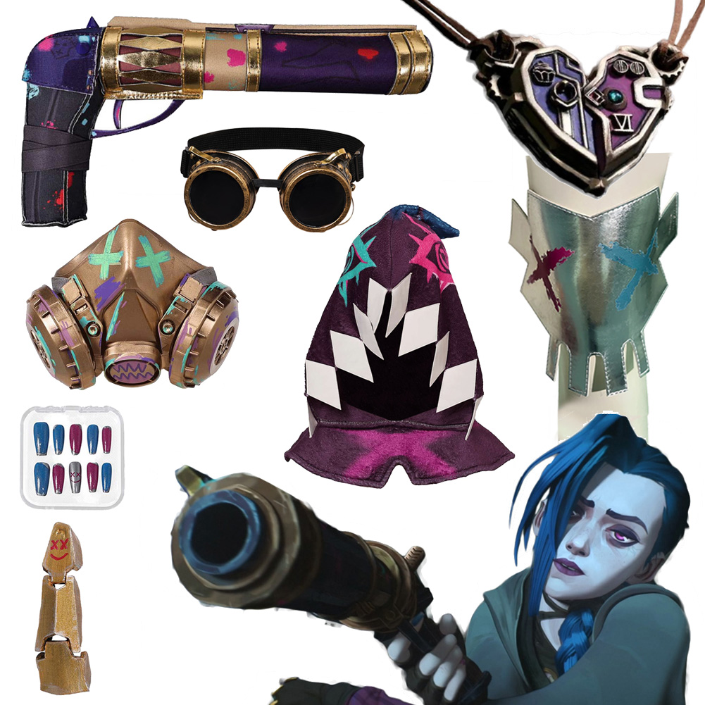 Fancy Arcane Jinx Weapons Pist - Cosplay Prop Pistol ulasan dan harga