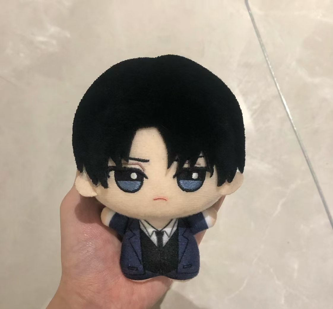 10cm Levi Ackerman Plushie Ani - Cosplay Plushie Prop ulasan dan harga