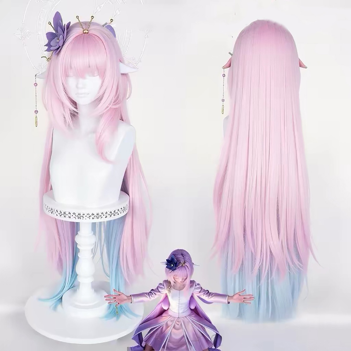 HAIRJOY Synthetic Hair Wig Hon - Wig Fiber Net ulasan dan harga
