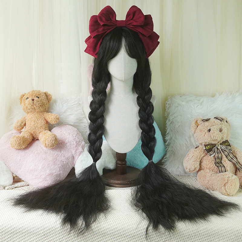 44inch Ultra-Long Rose Net Ani - Wig Fiber Net ulasan dan harga