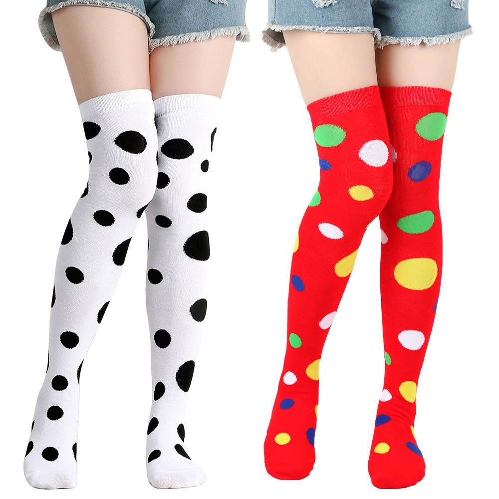 Cartoon Polka-dot Cow Stocking - Cosplay Prop Designer ulasan dan harga