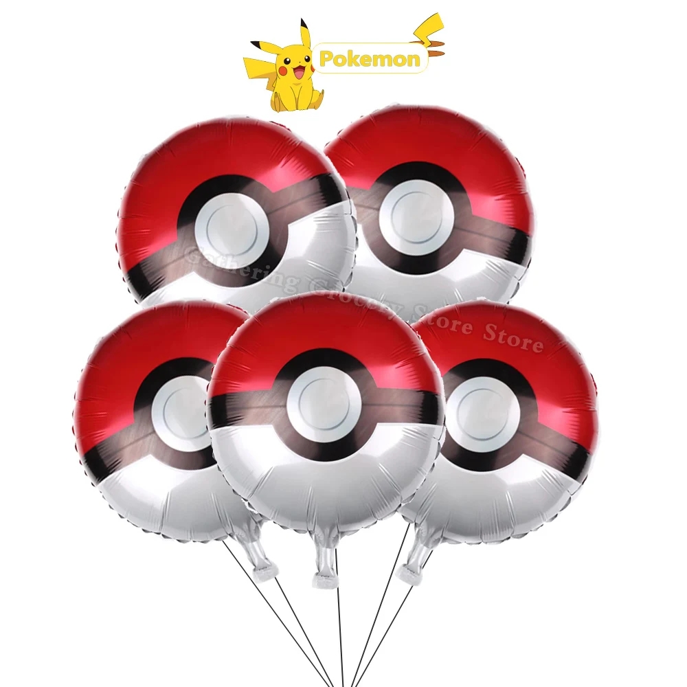 5pcs Pokemoned Cute Aluminum F - Pokeball Cosplay Prop ulasan dan harga