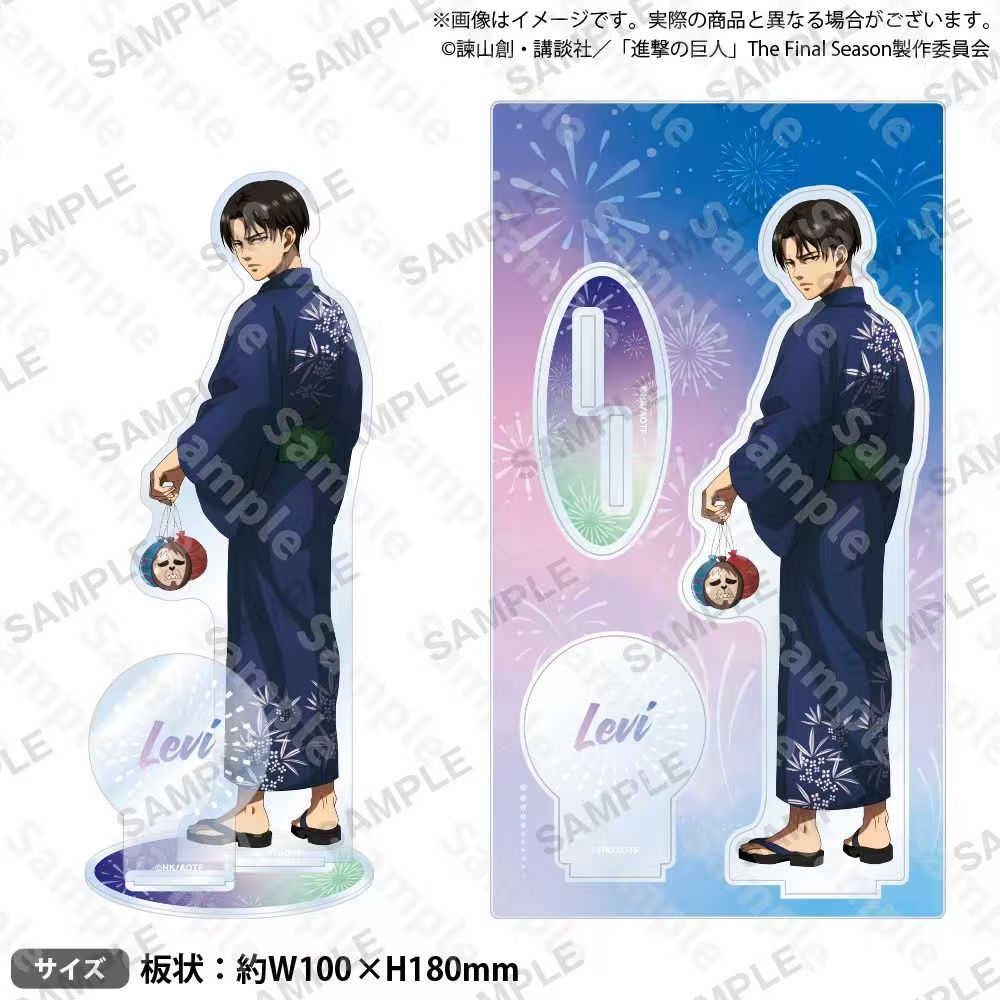 Attacking Giants Levi Figurine - Anime Cosplay Prop ulasan dan harga