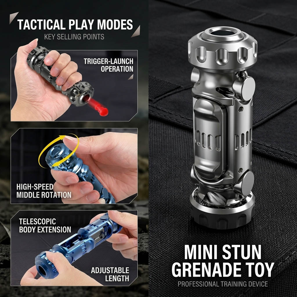 Rotating Tactical Toy Pistol M - Cosplay Prop Pistol ulasan dan harga