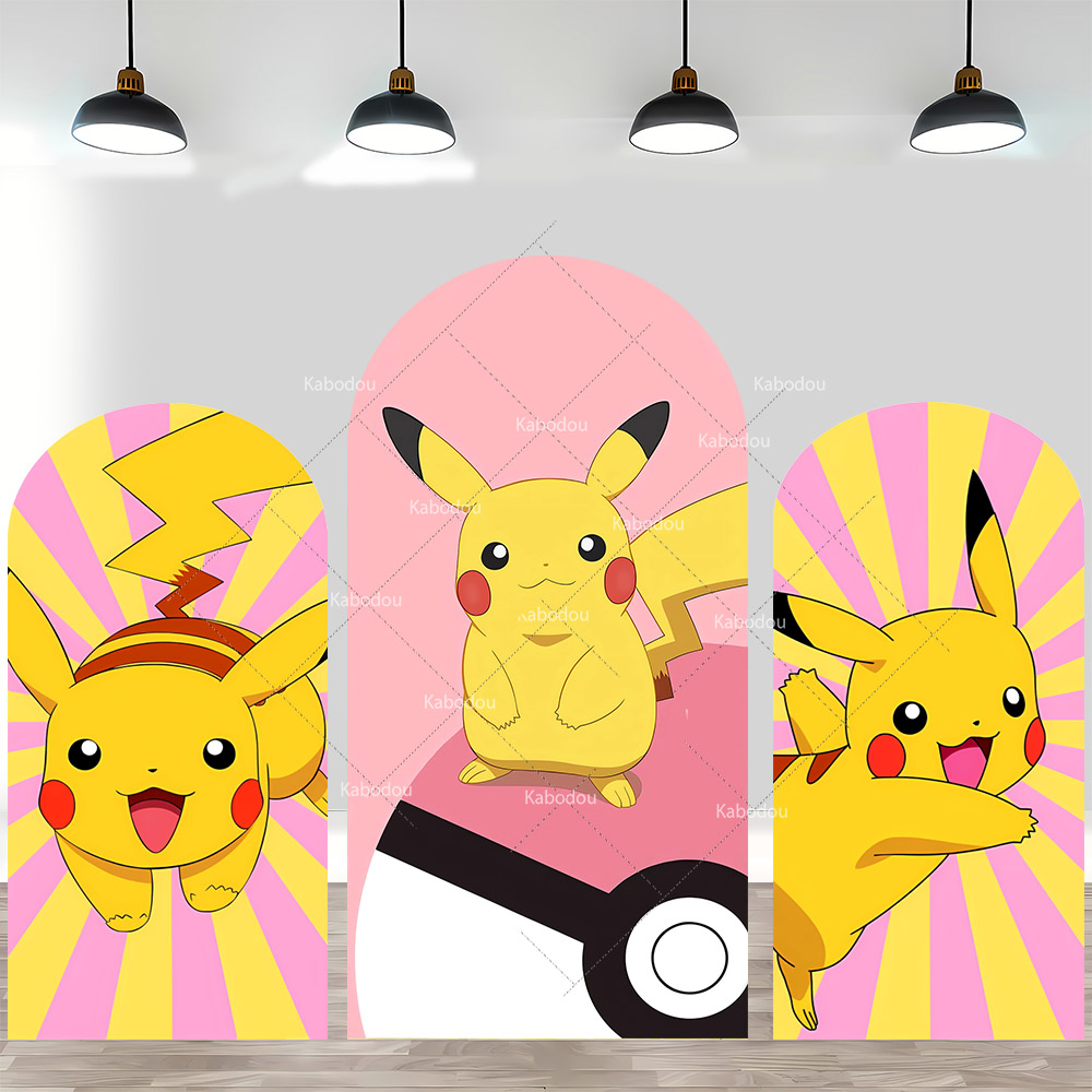 Pokemon Pikachu Backdrop Arch  - Pokeball Cosplay Prop ulasan dan harga