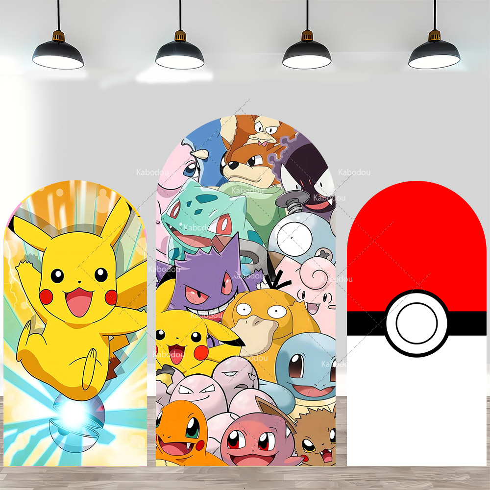 Pokemon Pikachu Backdrop Arch  - Pokeball Cosplay Prop ulasan dan harga