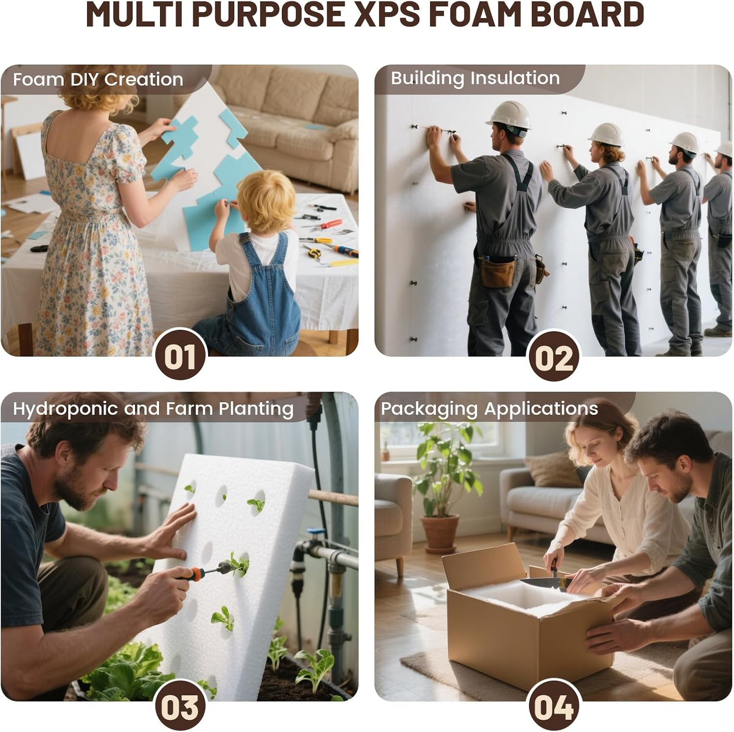 High Density XPS Large Foam Bo - Cosplay Prop Foam Board ulasan dan harga
