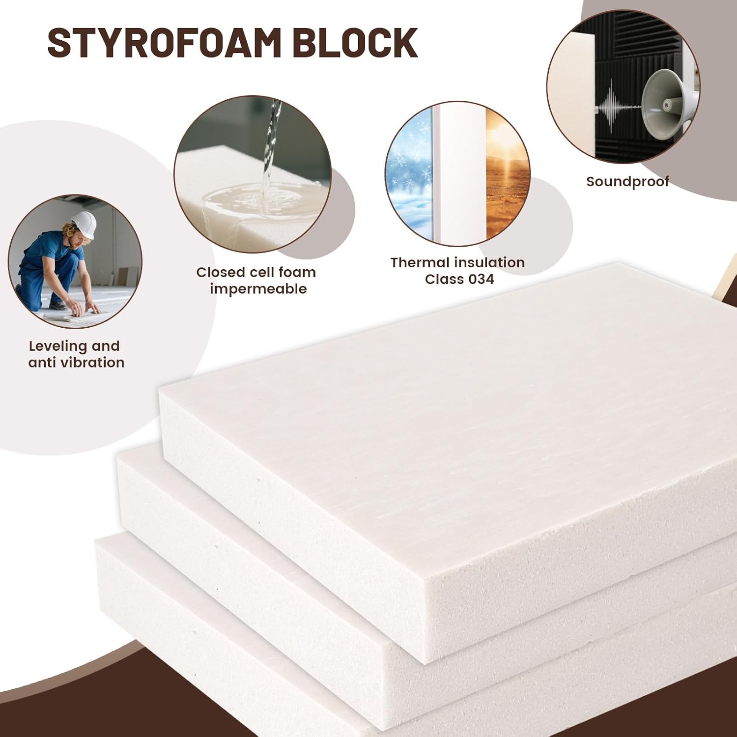 High Density XPS Large Foam Bo - Cosplay Prop Foam Board ulasan dan harga