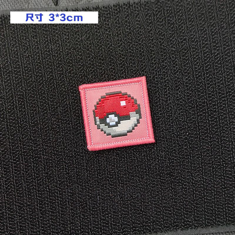 Pokemon Game Pixel Embroidery  - Pokeball Cosplay Prop ulasan dan harga