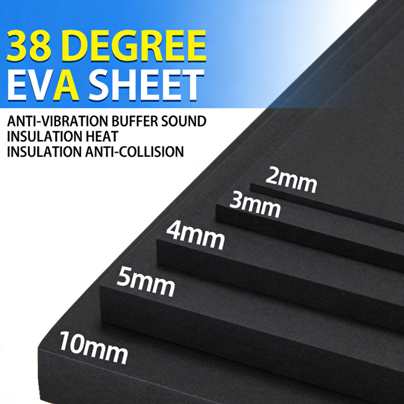 38-Degree Black EVA Foam Board - Cosplay Prop Foam Board ulasan dan harga