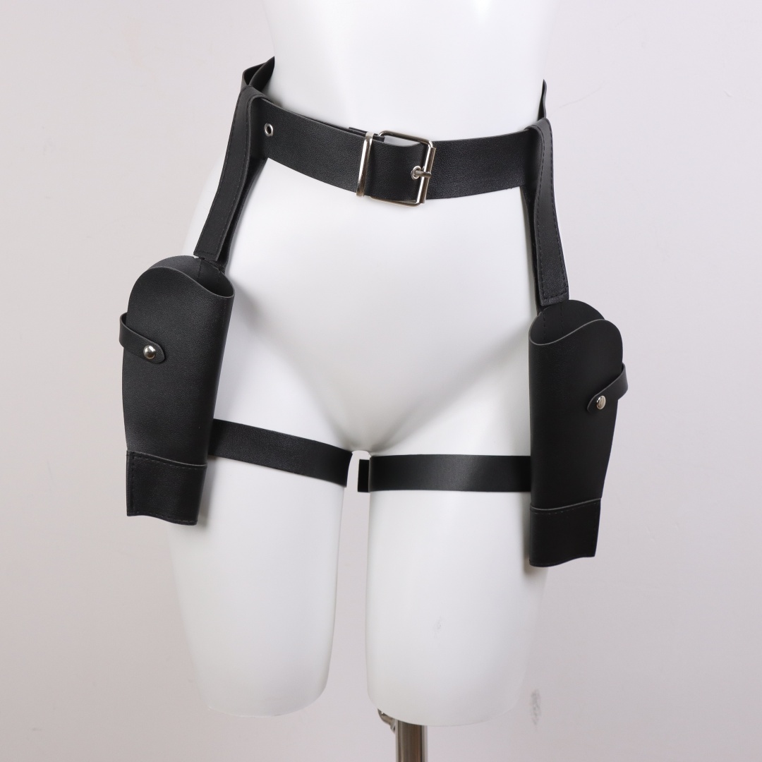 Adult Vintage PU Leather Waist - Cosplay Prop Pistol ulasan dan harga