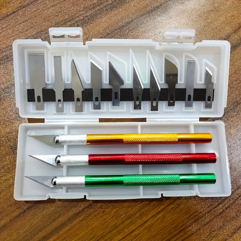 13pcs Aluminum Alloy Engraving - Craft Knife Set ulasan dan harga
