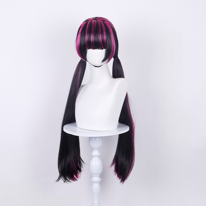Anime Draculaura Cosplay Wig A - Wig Fiber Net ulasan dan harga