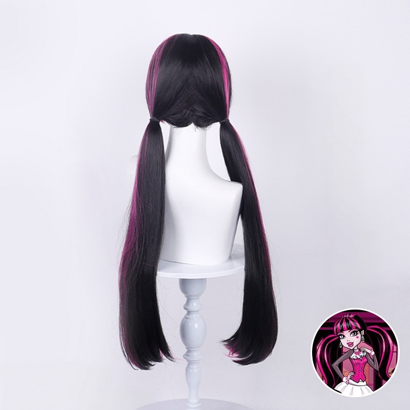 Anime Draculaura Cosplay Wig A - Wig Fiber Net ulasan dan harga