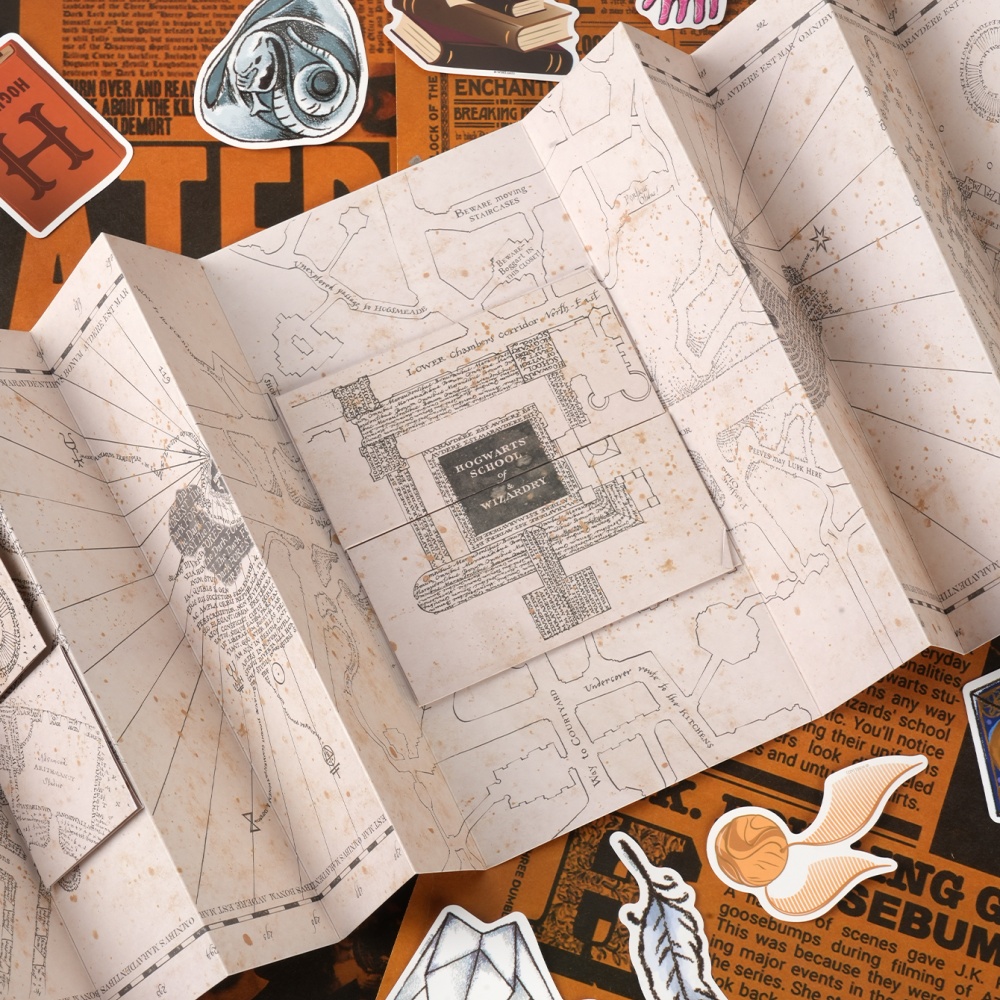 1PC Map Of The Marauder's Scho - Anime Cosplay Prop ulasan dan harga